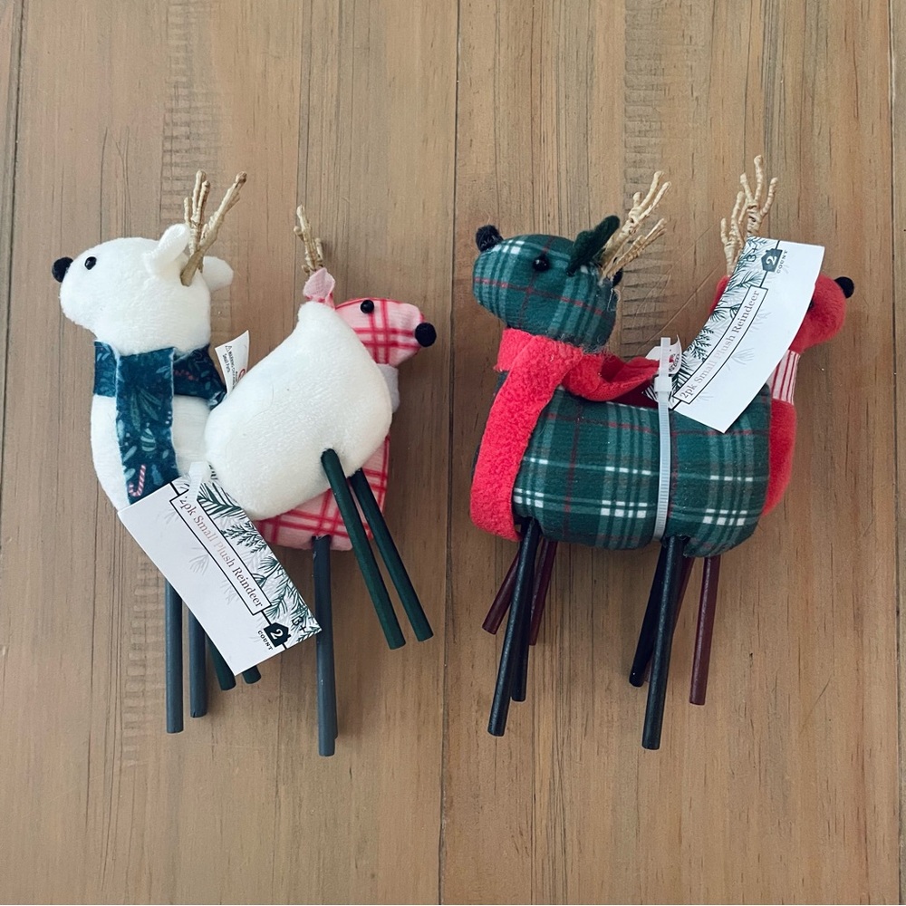 Bullseye’s Playground Target Reindeer Holiday Decor Christmas Lot of 4 New 2022
